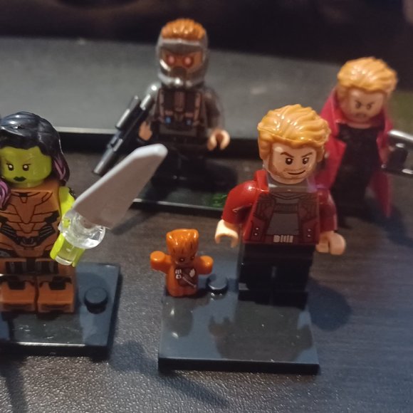 Super Hero Building Blocks Lego Like 9+ Piece Lot Fits Most Building Sets - Picture 4 of 15